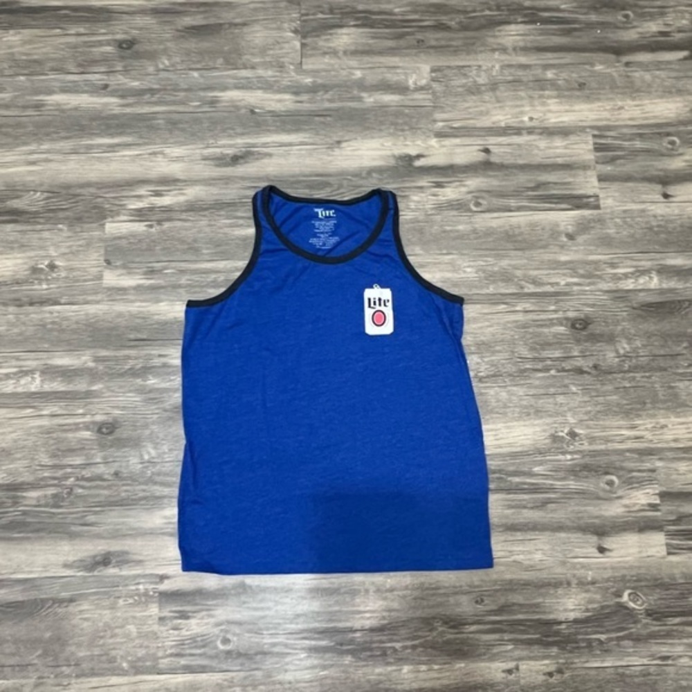 MILLER LITE BEER TANK TOP MEN’S LARGE